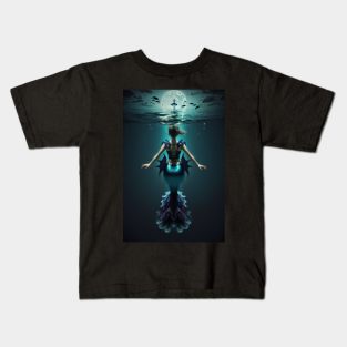 Vampire mermaid Kids T-Shirt